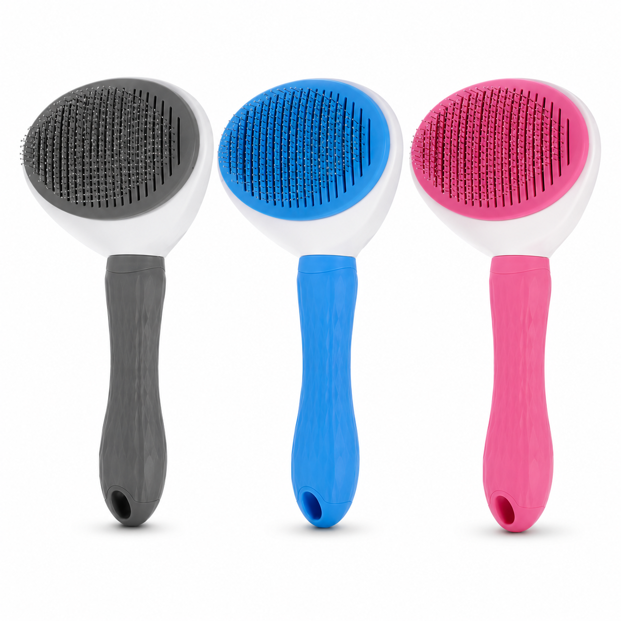 Brosse Auto-Nettoyante Anti-Poils pour Chien et Chat
