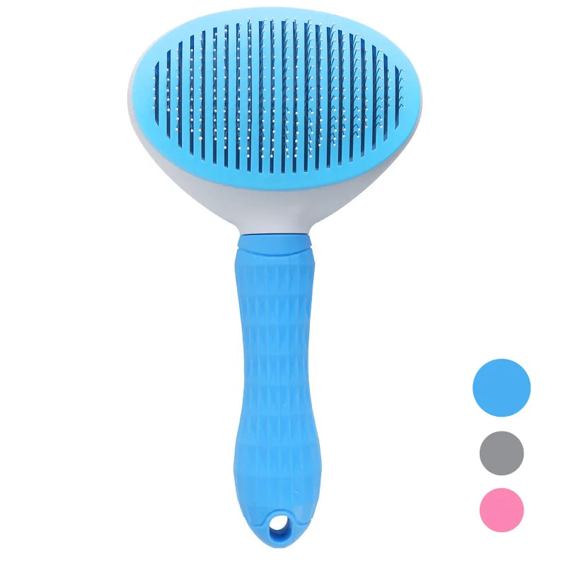 Brosse Auto-Nettoyante Anti-Poils pour Chien et Chat