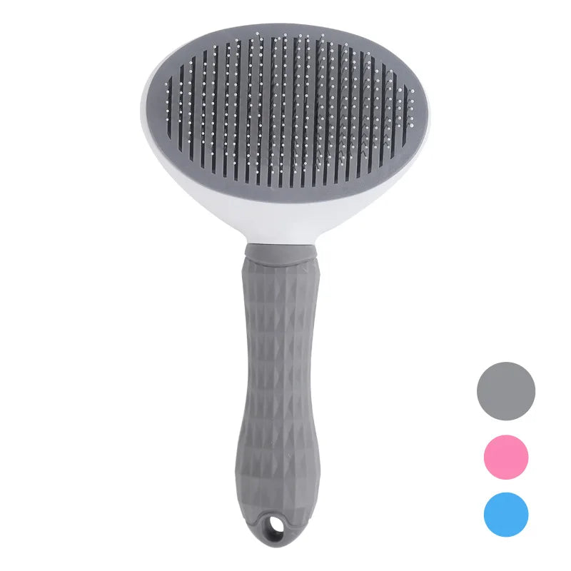 Brosse Auto-Nettoyante Anti-Poils pour Chien et Chat